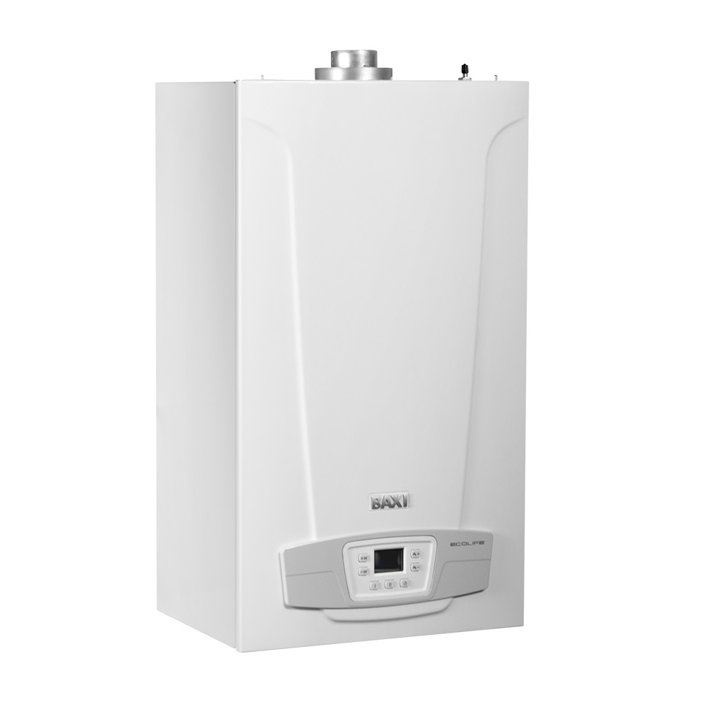 Котел газовый BAXI ECO LIFE 24F настен, 24 кВт, двухконтурный, с закрыт.  кам. сгор. — купить в Кемерове, цена в интернет-магазине