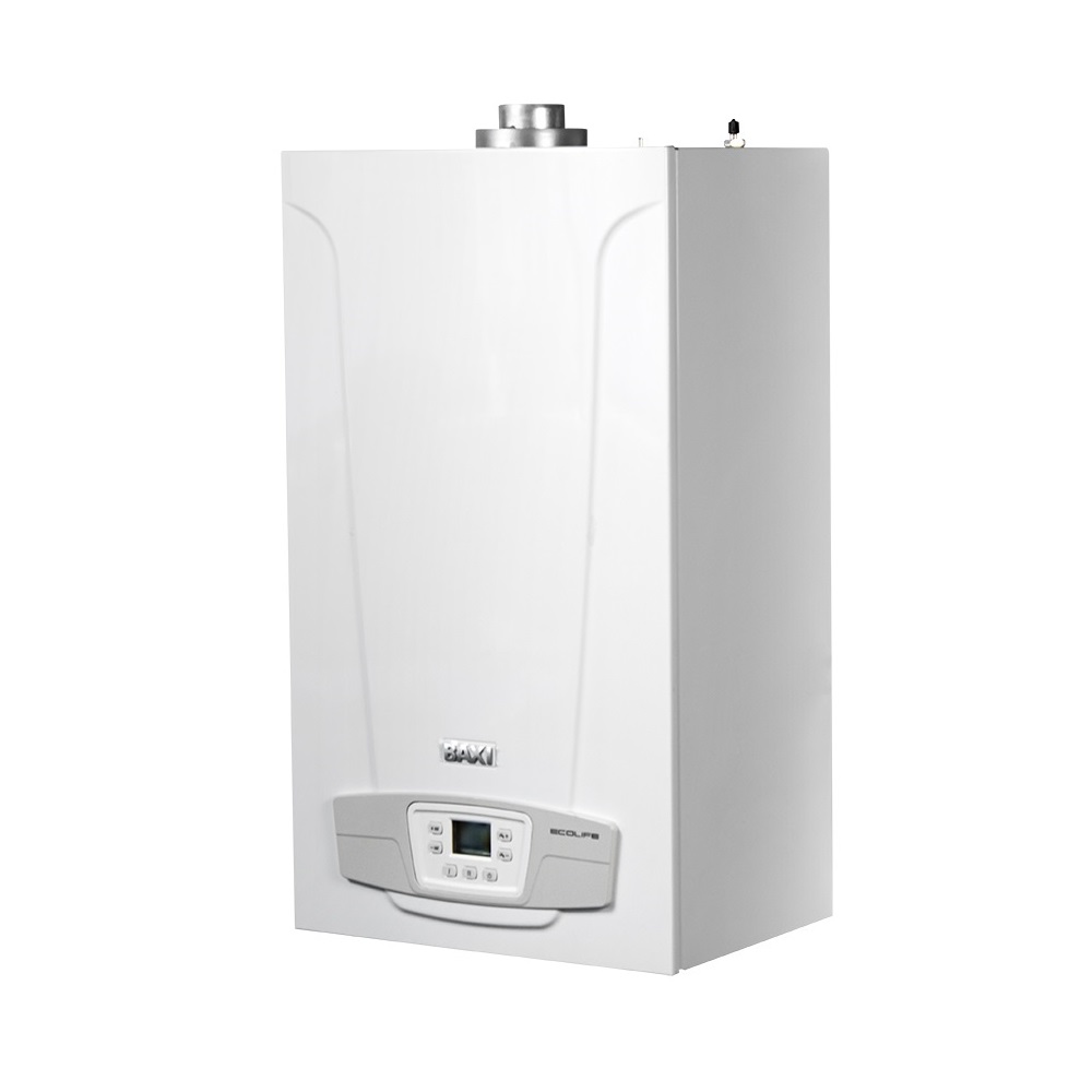 Котел газовый BAXI ECO LIFE 24F настен, 24 кВт, двухконтурный, с закрыт.  кам. сгор. — купить в Саратове, цена в интернет-магазине