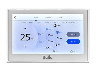 Пульт управления групповой проводной Ballu MACHINE BLC_WGC (1х64)