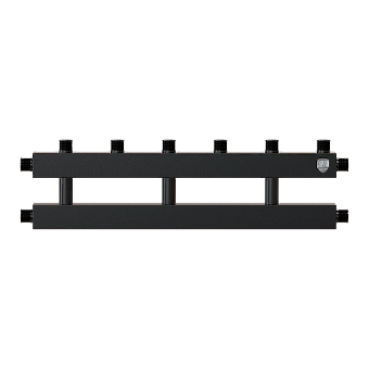 Коллектор на 3 (4) отопительных контура, в комплекте с кронштейнами, 150 кВт